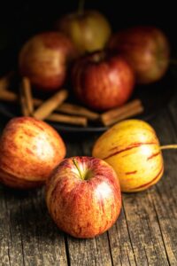 Fresh autumn apples